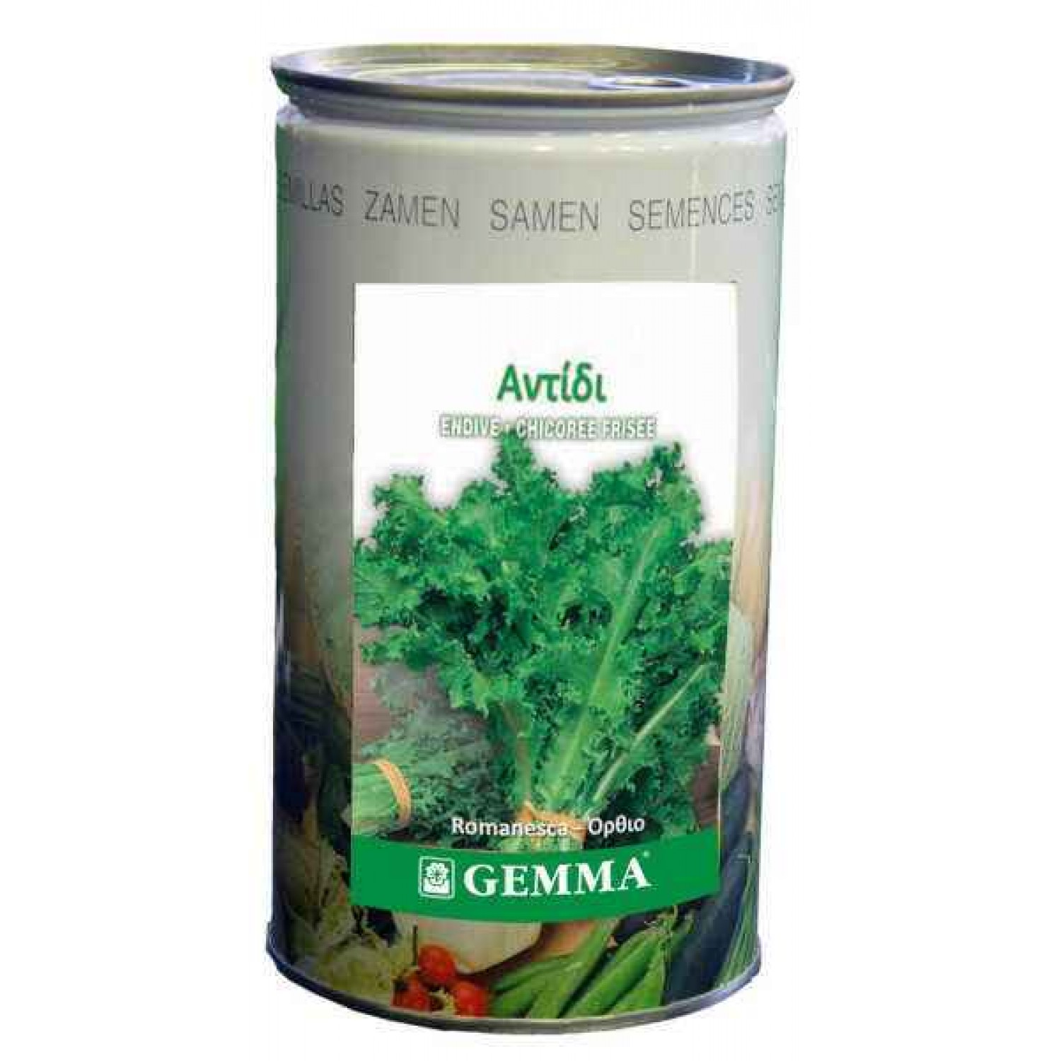 Σπόροι Αντίδι Σκούρο R2521C 0,5kg-Cichorium 'Romanesca' Αντίδι Σκούρο R2521C 0,5kg Σπόροι Κονσέρβα (Cichorium endivia crispum 'Romanesca') - Σπόρος για Αντίδια
