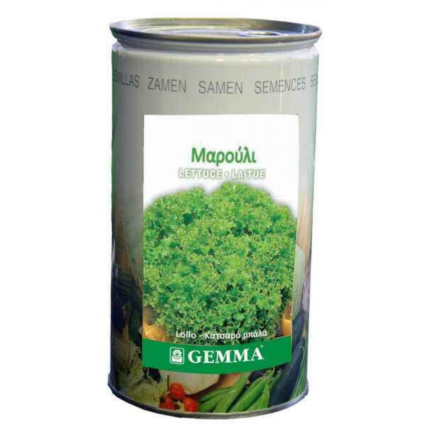 Lollo Blonde Lettuce Seeds 0.5kg Canned-Lactuca sativa Lollo Blonde Lettuce R3391C 0.5kg Canned Seeds (Lactuca sativa 'Lollo Blonde') - Seed for Lettuces