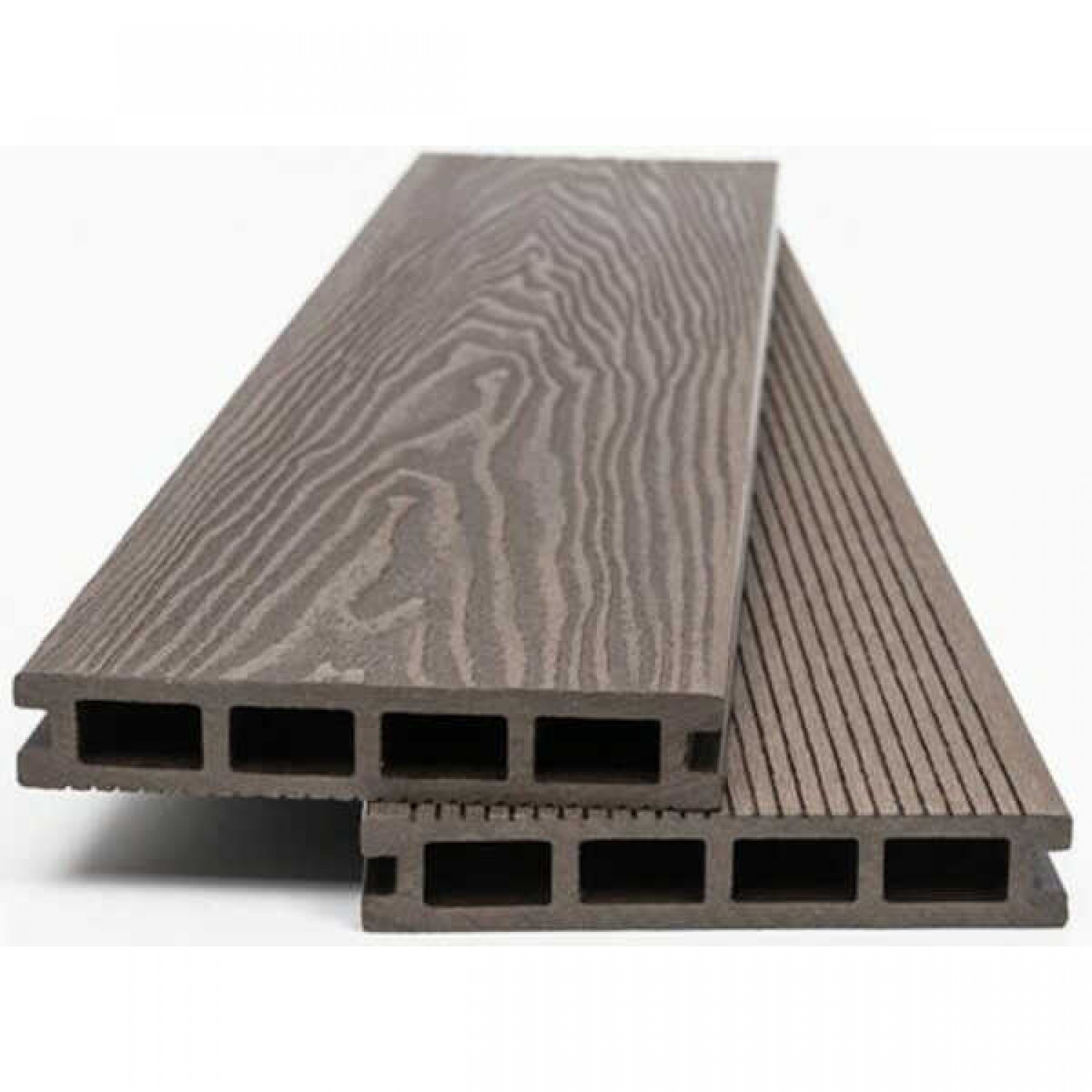 Σανίδα WPC Δαπέδου 2 Όψεων 2,5x14,6x360cm DARK BROWN 80110