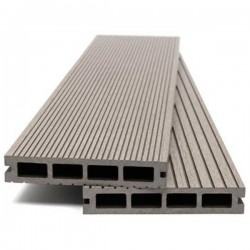 WPC Decking Board LIGHT GREY 2.5x14.5x360cm Double Sided