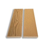 3D WPC Solid End Cover Board 1.7x9x360cm Light Brown