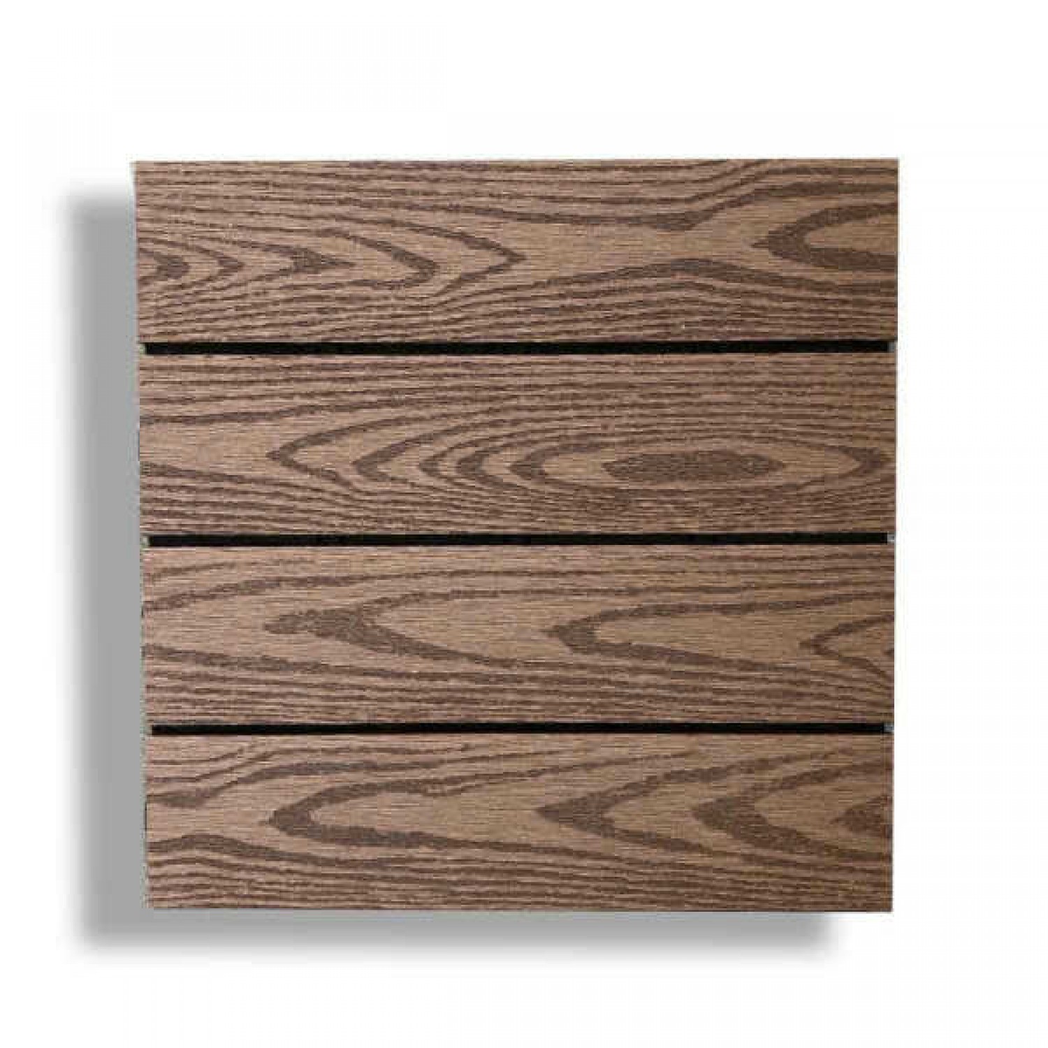 WPC Decking Tile WOOD 30x30cm Brown