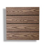 WPC Decking Tile WOOD 30x30cm Brown