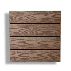 WPC Decking Tile WOOD 30x30cm Brown