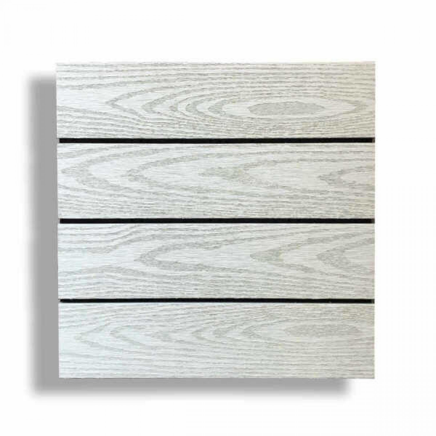 WPC Decking Tile WOOD 30x30cm White Beige