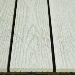 WPC Decking Tile WOOD 30x30cm White Beige