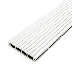 Σανίδα WPC Δαπέδου 2 Όψεων 2,4x14,6x360cm Λευκή-Εκρού