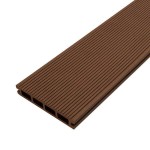 Σανίδα WPC Δαπέδου 2 Όψεων 2,4x14,6x360cm Καφέ Ανοιχτό
