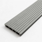 Σανίδα WPC Δαπέδου 2 Όψεων 2,4x14,6x360cm Γκρι Ανοιχτό