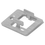 Κλιπ με Βίδα Κρυφός Σύνδεσμος Σανίδων WPC 42x42x12mm