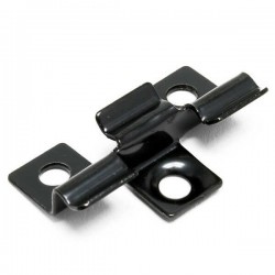 Κλιπ Πατώματος WPC Ενδιάμεσο Inox Μαύρο - Ανοξείδωτο