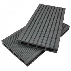 WPC Decking Board 2.5x15x390cm Dark Gray | Kipogeorgiki