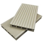 WPC Decking Board 2.5x15x390cm White / Beige | Kipogeorgiki
