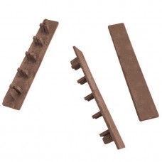 End Caps WPC Mocha 2.5 x 15cm | kipogeorgiki.gr