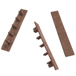 End Caps WPC Mocha 2.5 x 15cm | kipogeorgiki.gr