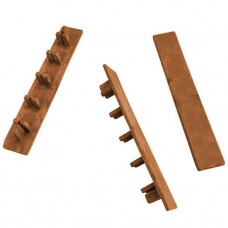 End Caps WPC Light Brown 2.5 x 15cm | kipogeorgiki.gr