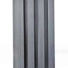WPC Wall Cladding 3rd Generation Slats Gray Light 290x17x2.6cm DEDRON (N0001) - Synthetic Panels