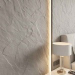 Flexible Stone Wall Panel 3D 101040 Slate 60x120cm Light Grey - Panels & Cladding