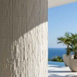 Πάνελ Τοίχου Εύκαμπτης Πέτρας 3D 111020 Muretto Stone 60x120cm Λευκό Μπεζ - Wall Panels-Επενδύσεις Τοίχων