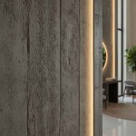 Πάνελ Τοίχου Εύκαμπτης Πέτρας 3D 117050 Concrete Board 60x120cm Γκρι - Wall Panels-Επενδύσεις Τοίχων