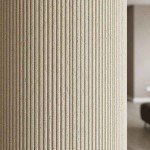 Πάνελ Τοίχου Εύκαμπτης Πέτρας 3D 119020 Line Stone Board 60x120cm Λευκό Μπεζ - Wall Panels-Επενδύσεις Τοίχων