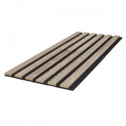 Πάνελ Τοίχου Βελτίωσης Ακουστικής Χώρου 3D Comfort 3040 Vintage Oak 0,9x60x278cm Καφέ Σκούρο
