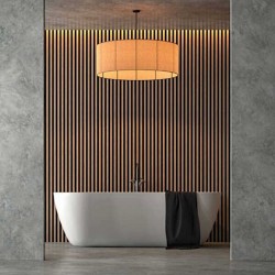 3D WPC Cladding 2.5x22x290cm Brown