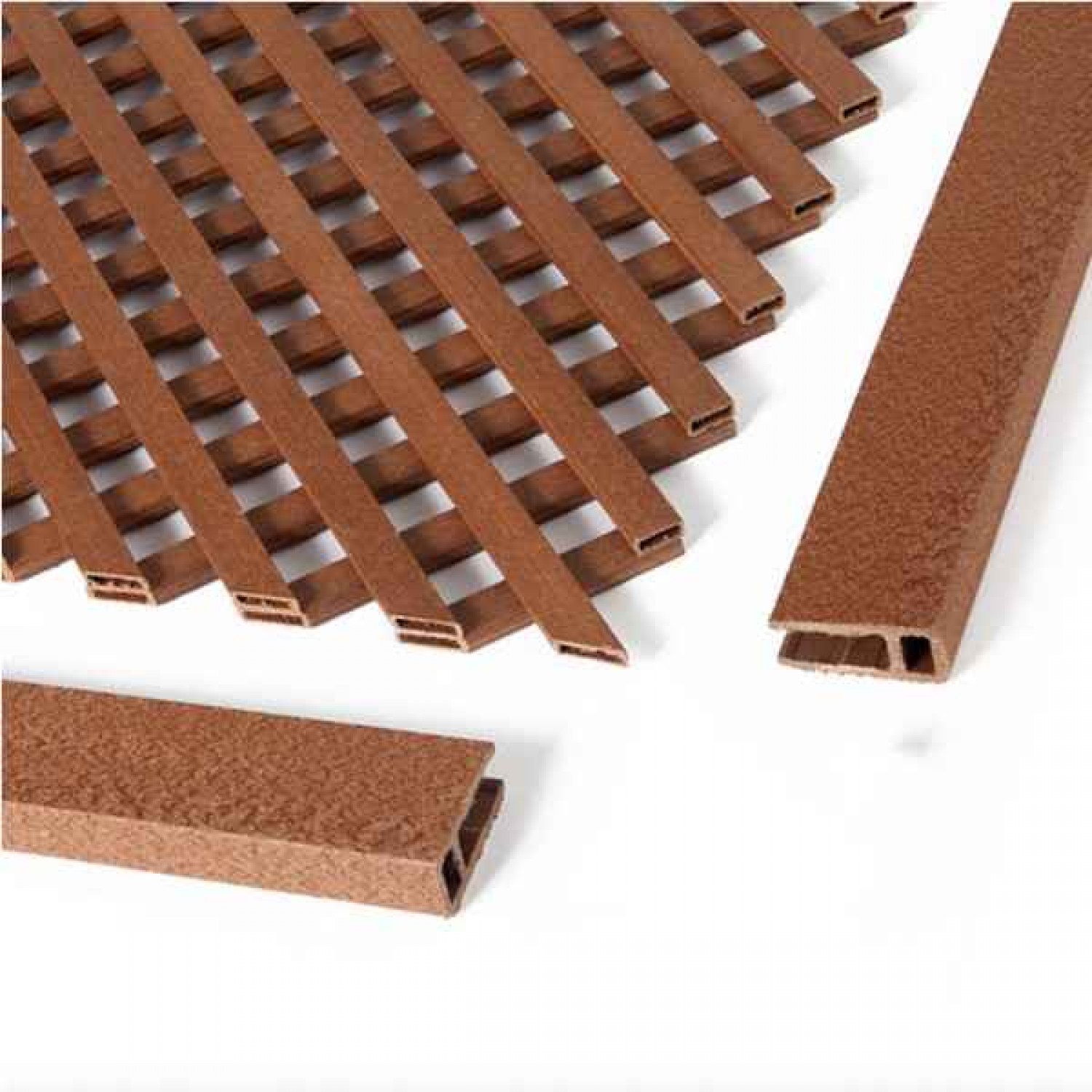 Πλαίσιο-Προφίλ Καφέ Καφασωτού LOP 200x4,5x2,2cm Catral Πλαίσιο-Προφίλ U Καφέ Καφασωτού LOP® 200x4,5x2,2cm Catral - Πλαίσια Ημι-συνθετικών Πάνελς-Καφασωτών