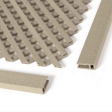 Πλαίσιο-Προφίλ U Ιβουάρ (Ivory) Καφασωτού LOP® 200x4,5x2,2cm Catral - Πλαίσια Ημι-συνθετικών Πάνελς-Καφασωτών