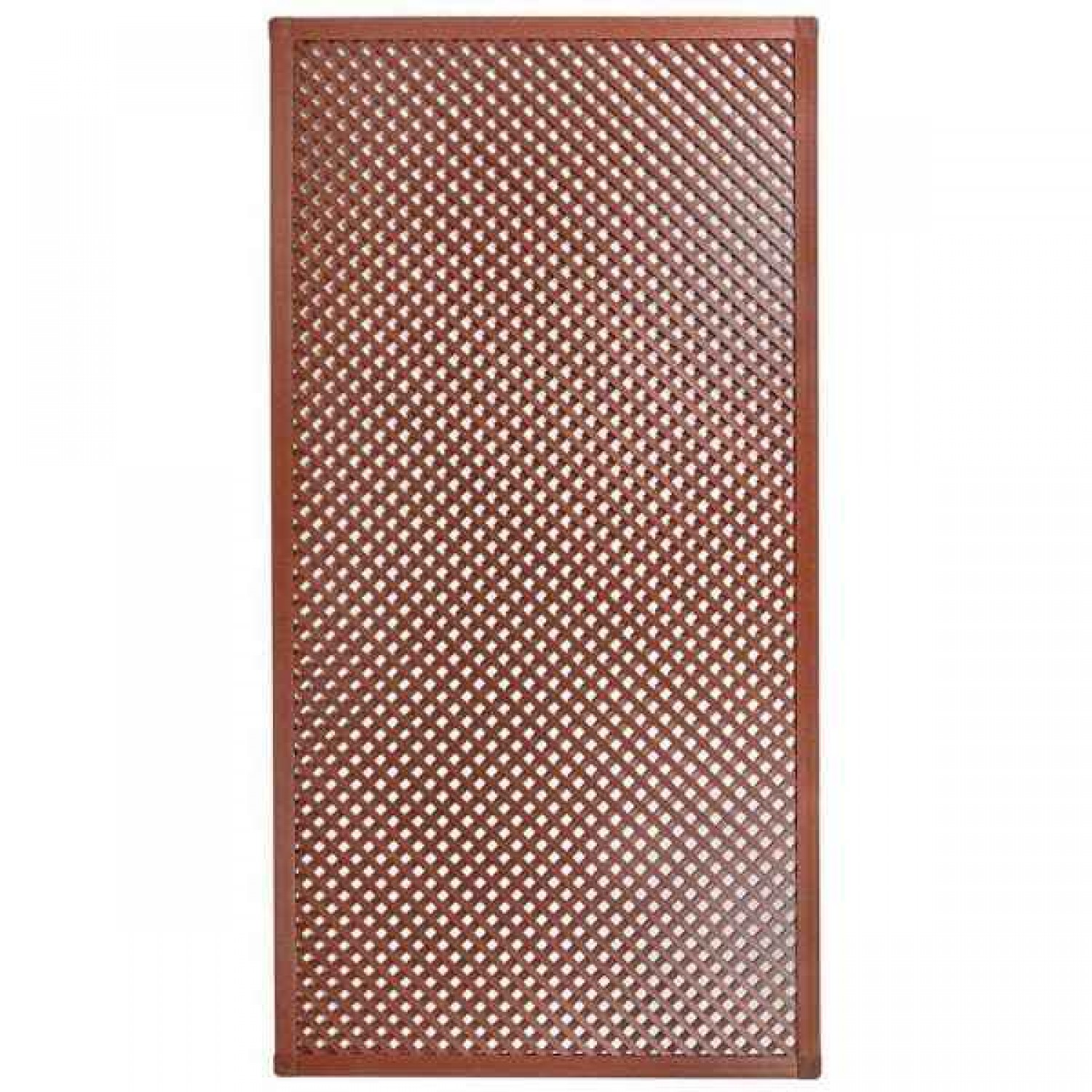 Ecological Trellis LOP® Wicker Brown 18mm 82x122cm Framed Catral - Semisynthetic Trellises & Compound Panels