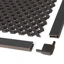 Frame Bracket Kit 4 Pcs for Anthracite Trellis Catral Assembly Kit of 4 Pieces Bracket for Anthracite LOP® Trellis Catral - Semisynthetic Trellises & Compound Panels