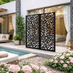 Διακοσμητικό Πάνελ Κήπου JUNGLE με Πλαίσιο 180x90cm Ανθρακί Γκρι JACK MATRIX - Οικολογικά Συνθετικά Καφασωτά-Διακοσμητικά Πάνελ