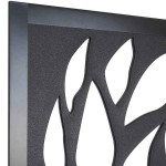 Διακοσμητικό Πάνελ Κήπου JUNGLE με Πλαίσιο 180x90cm Ανθρακί Γκρι JACK MATRIX - Οικολογικά Συνθετικά Καφασωτά-Διακοσμητικά Πάνελ