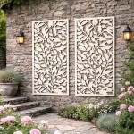 Διακοσμητικό Πάνελ Κήπου TANGLE με Πλαίσιο 180x90cm Υπόλευκο JACK MATRIX - Οικολογικά Συνθετικά Καφασωτά-Διακοσμητικά Πάνελ