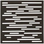 Decorative Trellis Nautic 1x1m Brown NORTENE - Synthetic