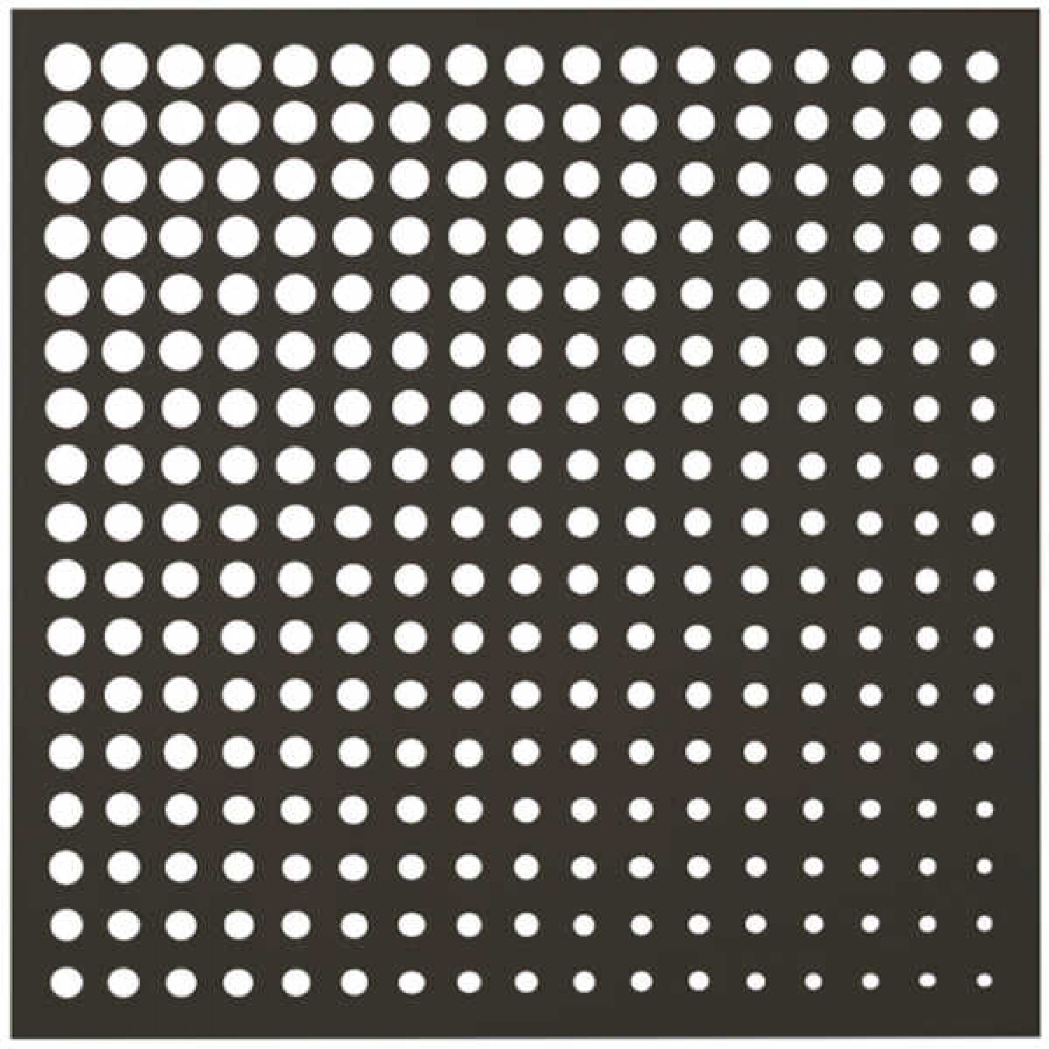 Decorative Trellis Moon 1x1m Brown NORTENE - Synthetic