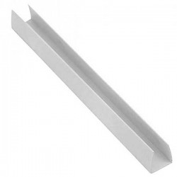 Fixed PVC White Trellis 48mm/100(H)x200cm U Shaped Profile White H206cm | PVC Trellises