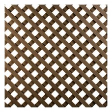 Πάνελ PVC Καφέ με Καρέ 18mm/100(Υ)x200cm | Πάνελς