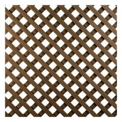 Fixed PVC Brown Trellis 18mm/100(H)x200cm Fixed PVC Brown Trellis 18mm/100(H)x200cm | PVC Trellises