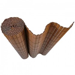 Καλαμωτή PVC 19mm 1,5x3m 2 Όψεων Ενισχυμένη-Καφέ Ανοιχτό - Συνθετικές Καλαμωτές με Ενίσχυση
