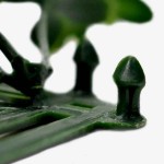 Πλακίδιο Φυλλωσιάς Τοίχου ΠΥΞΑΡΙ Premium 50x50cm Συνθετικό - Τεχνητός Κάθετος Κήπος-Συνθετικές Φυλλωσιές