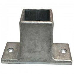 Βάση Απλή Αλουμινίου (Άβαφη) 40x40mm