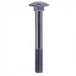 Galvanized WPC Fence Carriage Bolt 6x70mm & Safe Nut 1pc