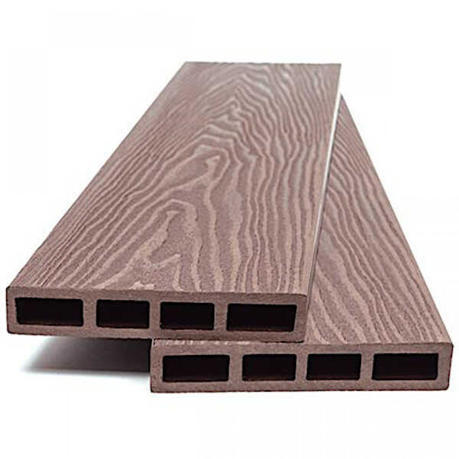 Σανίδα WPC Περίφραξης 2 Όψεων 2x12x360cm LIGHT BROWN 9040