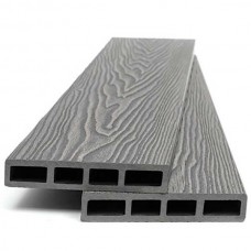 Σανίδα WPC Περίφραξης 2 Όψεων 2x12x360cm LIGHT GREY 90180