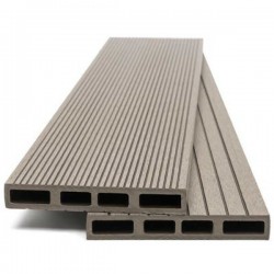 WPC Fencing Board 2x14x360cm LIGHT GREY (180) Double Sided