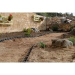 Πλαστικό Διαχωριστικό Κήπου 78x80x1000mm για Γκαζόν-Παρτέρια - Πλαστικά Διαχωριστικά Κήπων
