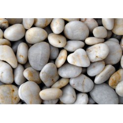 Γυαλισμένο Λευκό Βότσαλο (2-4)cm, (4-8)cm - 20kg Λευκό Γυαλισμένο Βότσαλο (2-4)cm, (4-8)cm - 20kg