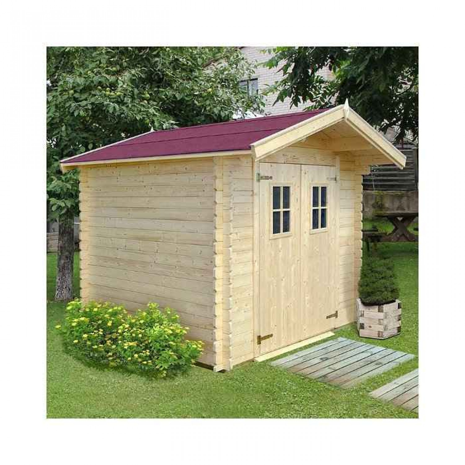 Wooden Garden Shed 196 x 246cm - Τimber-Sheds for Gardens