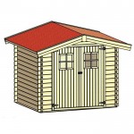 Wooden Garden Shed 196 x 246cm - Τimber-Sheds for Gardens
